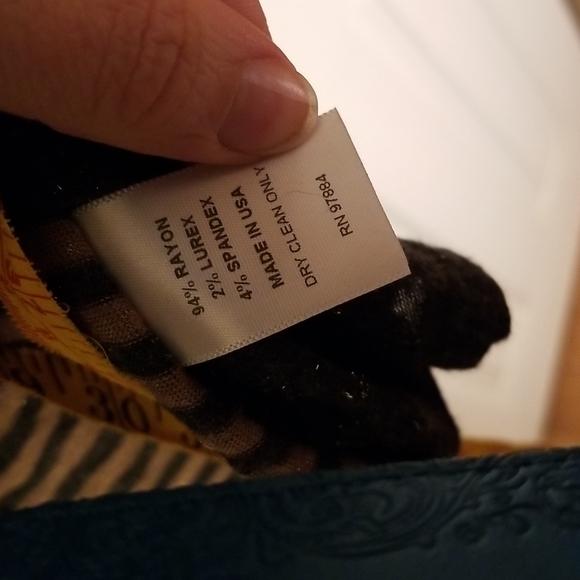 Tart Sheer Black And Striped Shirt - M - Picture 4 of 4